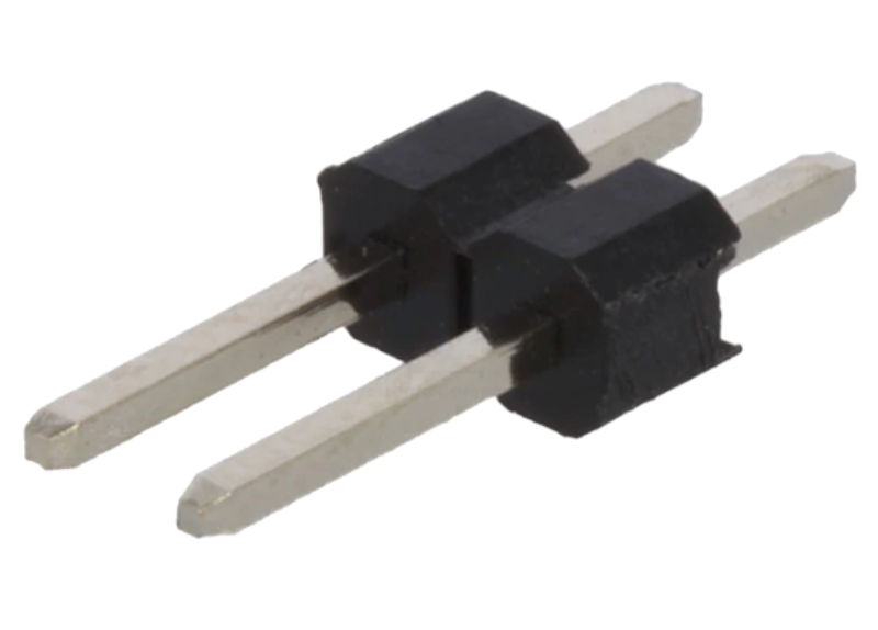 Bareta soclu, 2 pini, 2.54mm, ZL201-02G