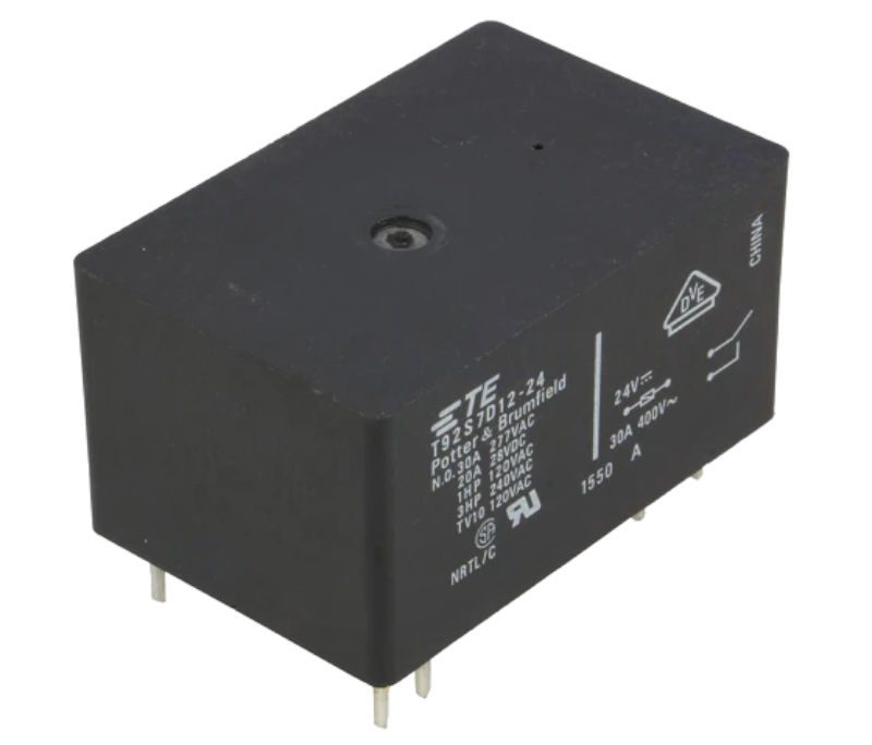 Releu 24VDC, 30A, DPST-NO, T92S7D12-24, TE CONNECTIVITY