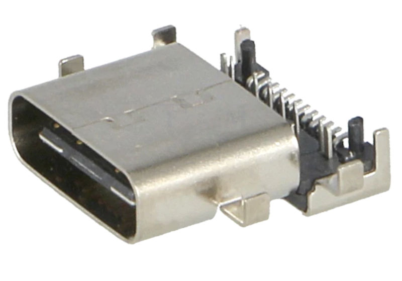 Conector USB C, USB3.1, soclu, SMD, in unghi, 217C-AA01, ATTEND