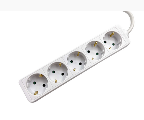 Prelungitor 5 cai, 5m, 3x1.5mm2, 16A, 3500W, EXTS-5S5M/04