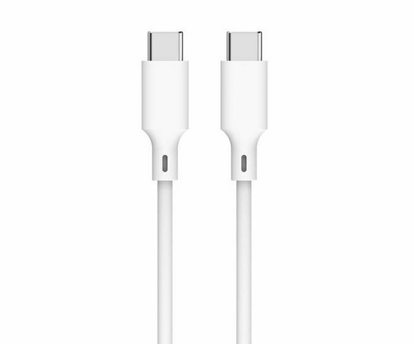 Cablu USB-C, USB-C, alb, 2m, alb,  60W, CABLE-USBC/USBC-2WE06