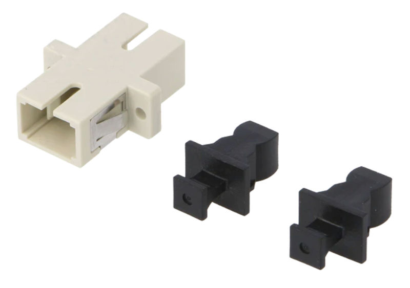Conector cupla mama, fibra optica, multimod, simplex, SC, 1 cale, bej, A101-SC-SX-1153, FIBRAIN