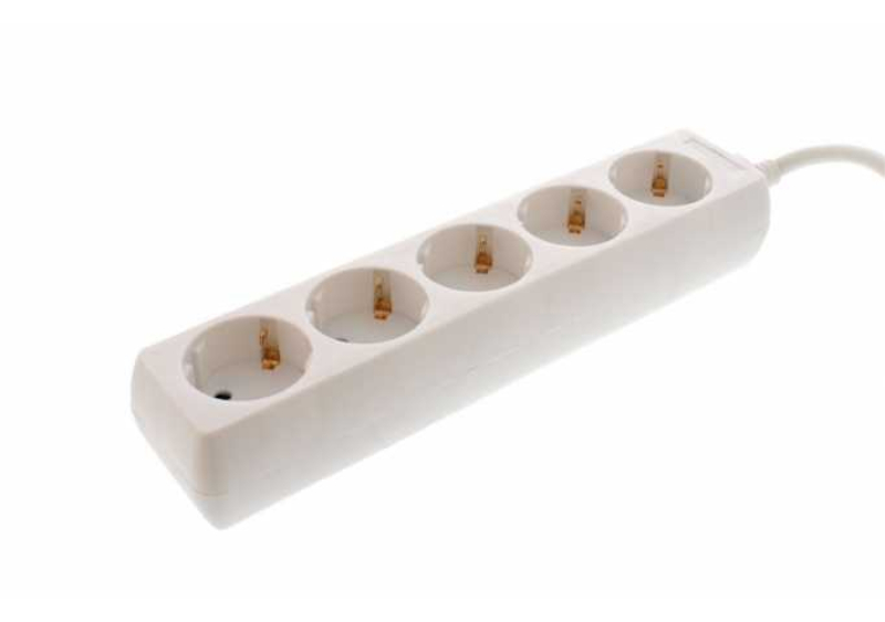 Prelungitor 5 cai, 1.5m, 3x1.5mm2, 16A, 3500W, EXTS-5S1.5M