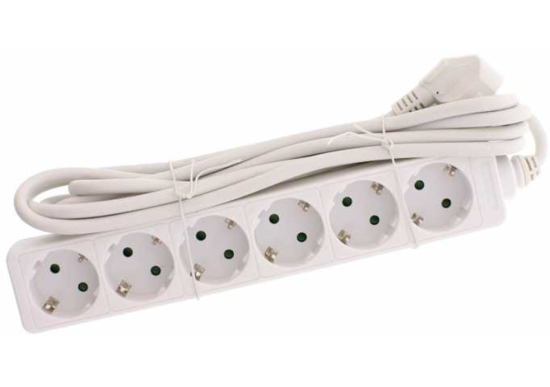 Prelungitor 6 cai, 3m, 3x1.5mm,2, 16A, 3500W, EXTS-6S3M