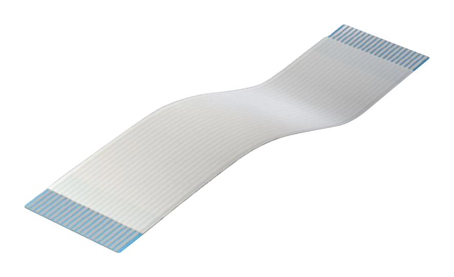 Cablu flat, 20 pini, pas 1mm, 610mm, fata, FFC, FJ-20-D-24.00-4, SAMTEC