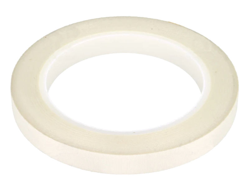 Banda electroizolanta, fibra de sticla, 12mmx33m, rola, alba, 3kV, 200C, IC401-12-33M