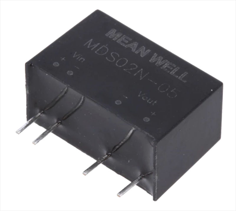 Convertor DC/DC, 2W, 21-26, iesire 5V, 400mA, MDS02N-05, MEAN WELL