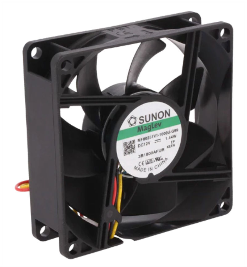 Ventilator 12VDC, 80x80x25mm, 3 fire, MF80251V1-1000U-G99, SUNON