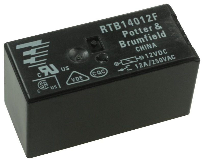 Releu 12VDC, SPDT, 12A, RM3.5, RTB14012F, TE CONNECTIVITY
