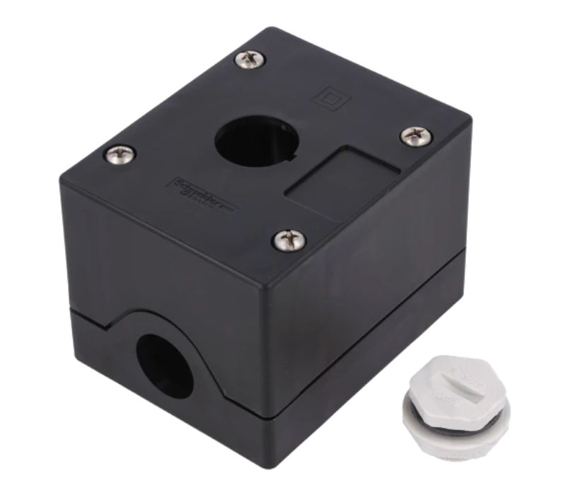 Cutie, poliamida, 22mm, 72x90x65mm, IP66, IP69K, XALG01, SCHNEIDER ELECTRIC