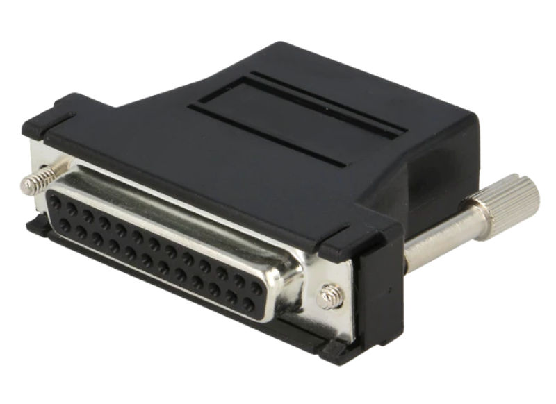 Adaptor D-Sub 25 pini mama, serial, RJ45 soclu, 2112-0101-03, ENCITECH