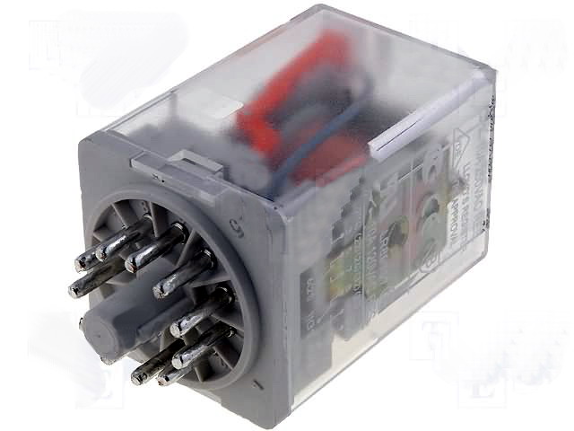 Releu 230VAC, 3PDT, 10A, 11pini, R15-2013-23-5230-WTL, RELPOL