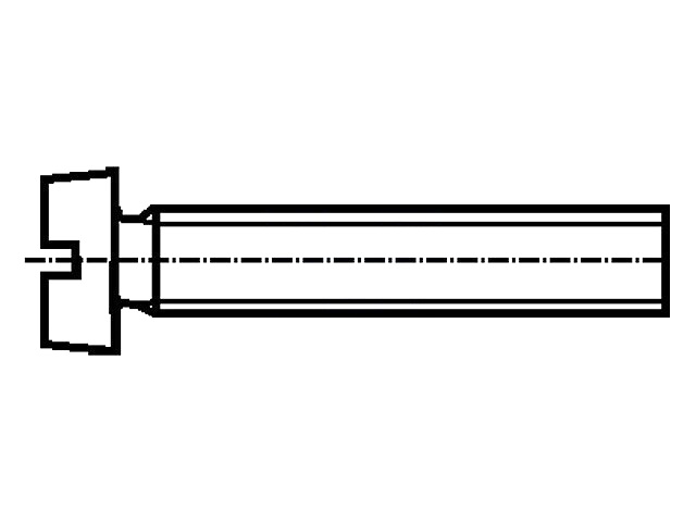 Surub M1.6x8, cap rotund, crestat, otel, zinc,  1431994, BOSSARD