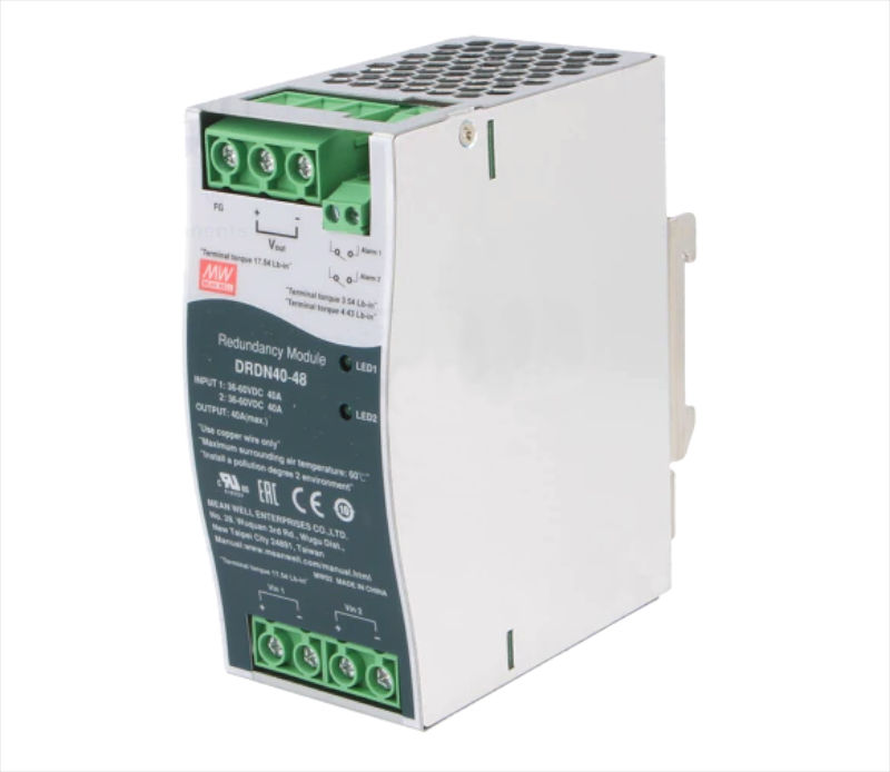 Sursa tensiune IN 12VDC, 24VDC, 48VDC, OUT 40A, sina, DRDN40-48, MEAN WELL
