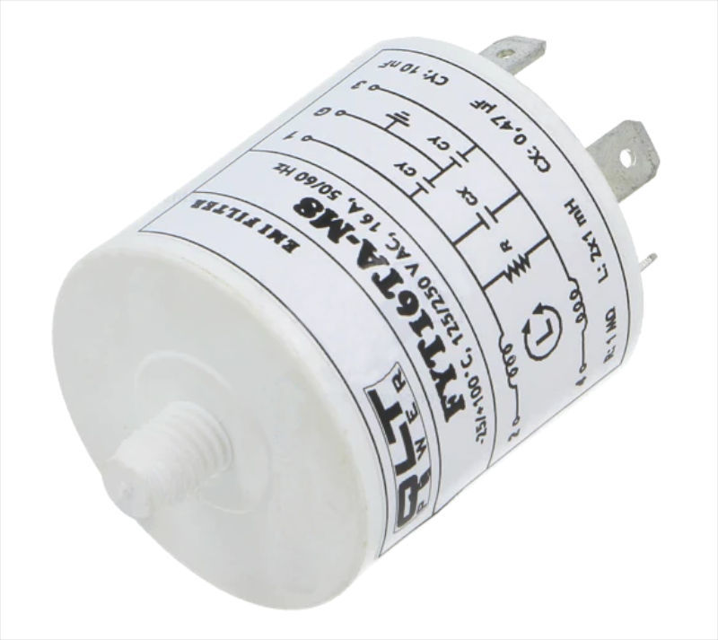 Filtru retea, supresor, anti-interferente, alimentare, 16A, 250VAC, FYT16TA-M8, QLT POWER