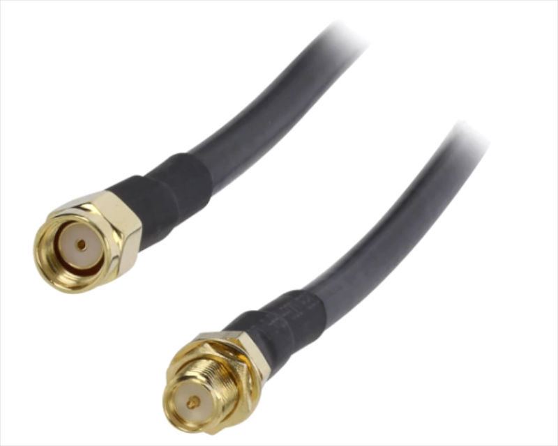 Cablu RG58, SMA, tata, mama, reverse, 50 ohmi, 3m, SMA-M/F-003, GOOBAY