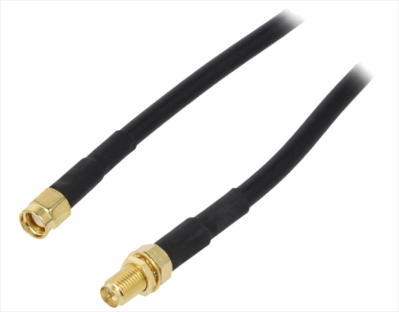 Cablu RG58, SMA, tata, mama, reverse, 50 ohmi, 5m, SMA-M/F-005, GOOBAY