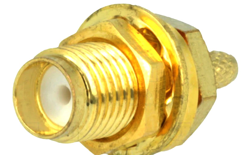 Soclu SMA; mamă; drept; RG174; crimpat, SMA-014NP