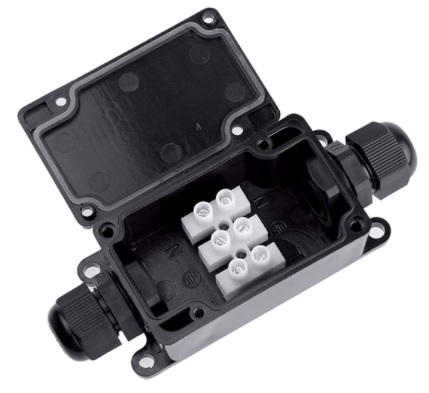 Cutie racord, distributie, 3 fire, jonctiuni, 10A, 0.5-2.5mm2, 450V, montaj aparent, 70x40x34mm, IP65, ELM-31070