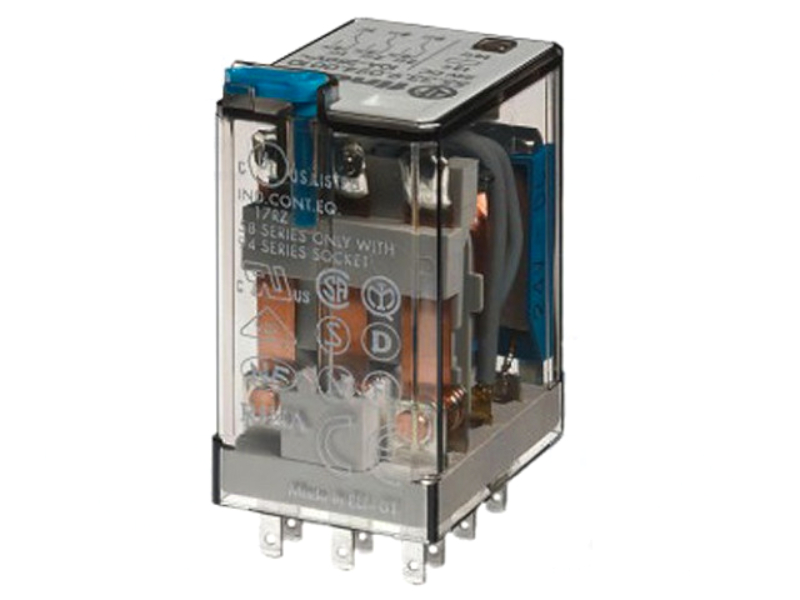 Releu 220VAC, 20A, 3PDT, 11pini, 55.33.8.230.0010, FINDER