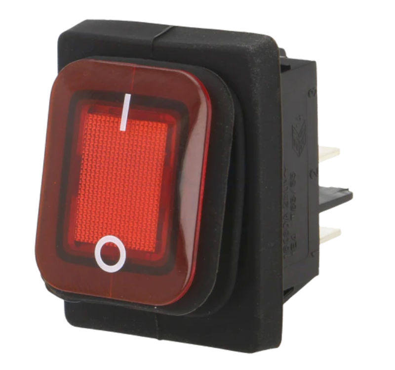 Comutator, verde, SPST, 16A, 9MER13N2HL33030, COMELUX