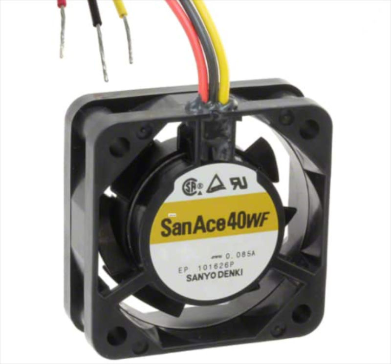 Ventilator 24VDC, 40x40x15mm, 3 fire, 9WF0424H701, SANYO DENKI