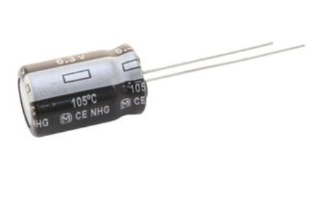 100uF/63V, condensator electrolitic, low esr, 8x15mm, 105C, RM3.5, PANASONIC