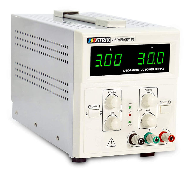Sursa tensiune laborator, 1 canal, 0-30VDC, 0-3A, afisor LED, liniar, MPS-3003D+, MATRIX
