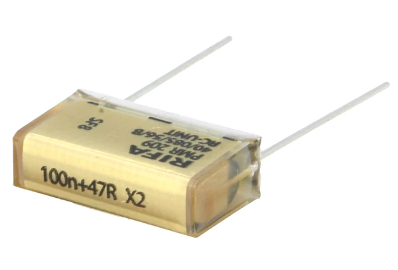 Filtru anti-interferente, snubber, RC, 250VAC, 100nF, 100R, RM20, PMR209MC6100M100R3, KEMET