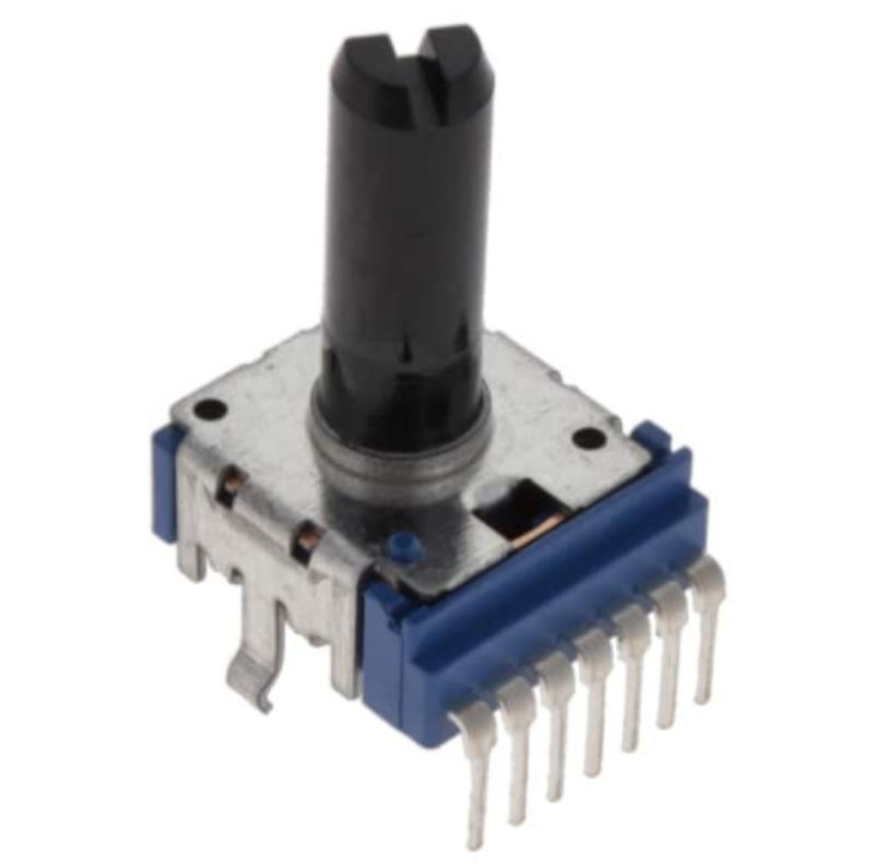 Potentiometru, stereo, lin, 10K, PRS14R-30025-103B1, BOURNS