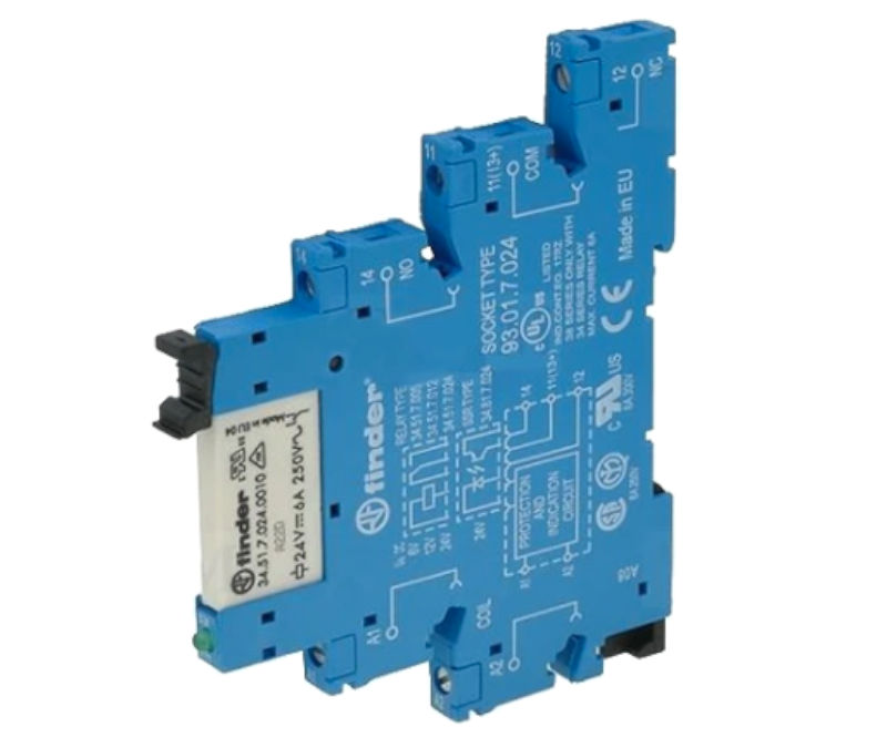 Releu 240VAC, DC, SPDT, 6A, 38.51.0.240.0060, FINDER