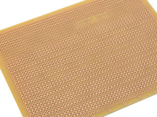 Placa cablaj test, 46x92mm, pas 2.54mm, 220 gauri, 1mm, 21-4570, MCM