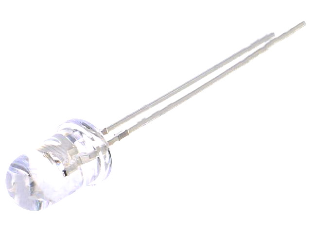 Led 12V, 5mm; albastru, clear,  6500mcd; 5.5-20V, OSB5SA5A31A-CRLED14