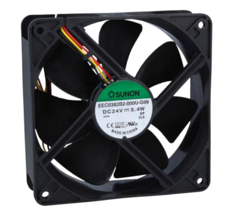 Ventilator 24VDC, 120x120x38mm, 3 fire, EEC0382B2-000U-G99, SUNON