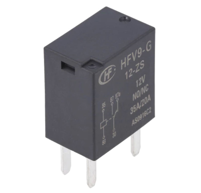 Releu 12V, SPDT, 35A, HFV9G12V-ZS, HONGFA