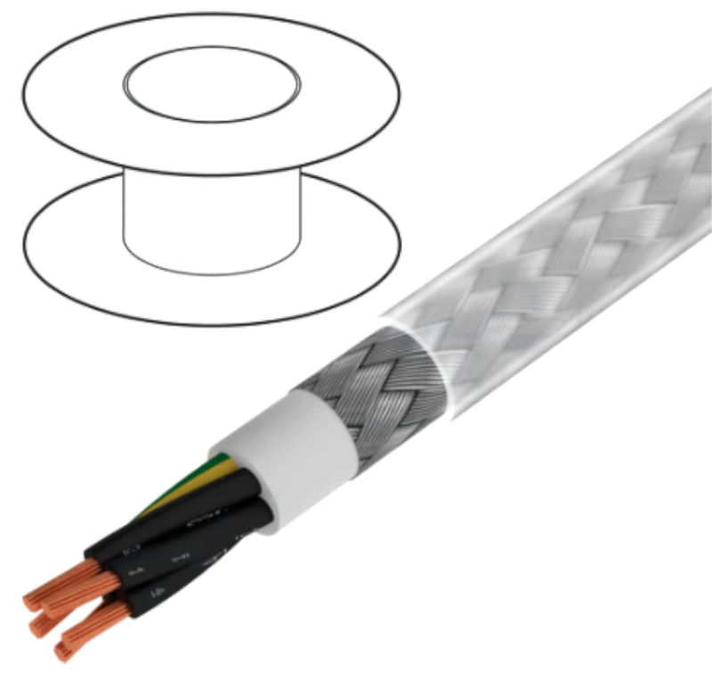 Cablu 5 fire, 5x1.5mm2, ecranat, BiT 500 CY, 300/500V, S54354, BITNER