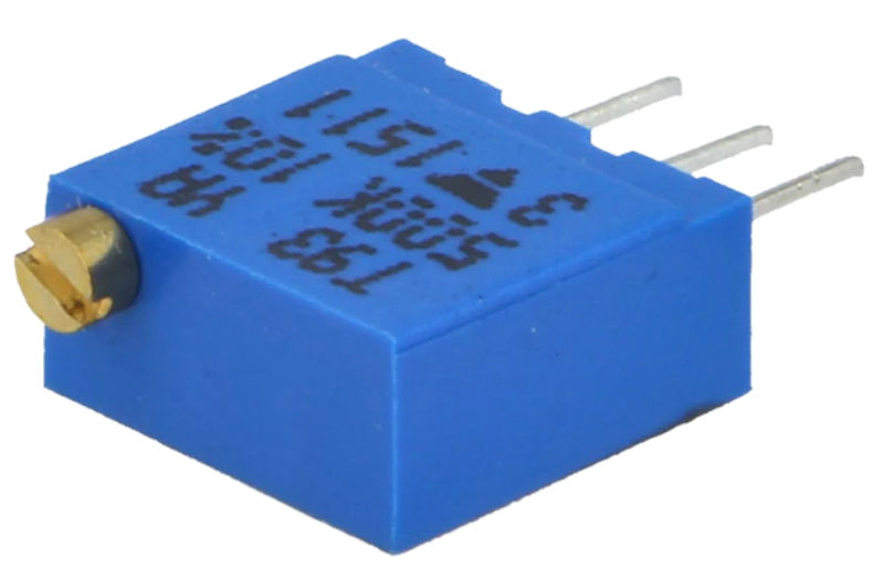 Semireglabil Multitura, 23 TURE, 500K, RM2.54, T93YA504KT20, VISHAY