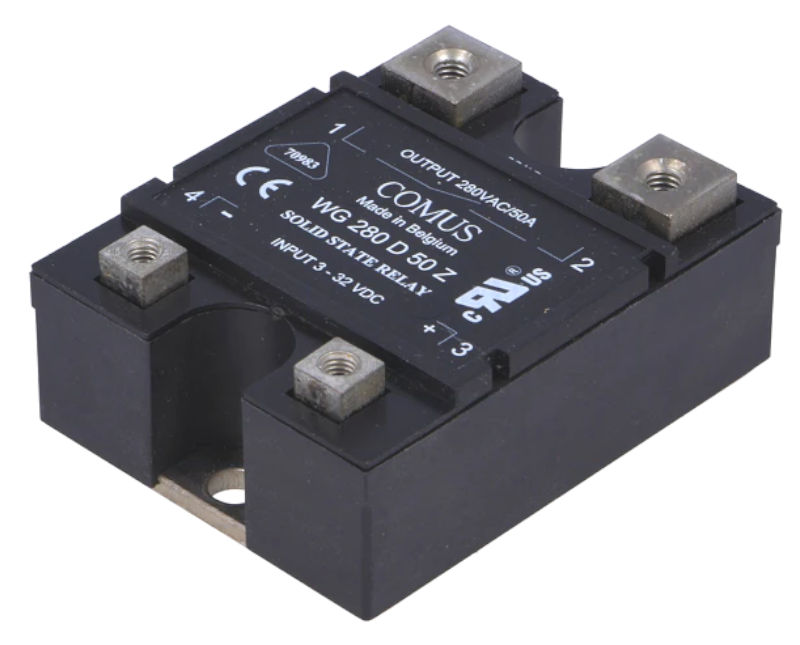 Releu Solid State 50A, 24-280VAC, comanda 3-32VDC, WG280D50Z, COMUS