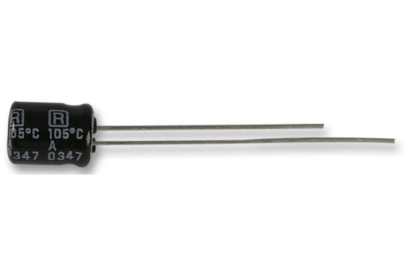 6.8uF/50V, Condensator electrolitic, 6.3x5mm, RM2.5, 50MS56R8MEFC6.3X5, RUBYCON