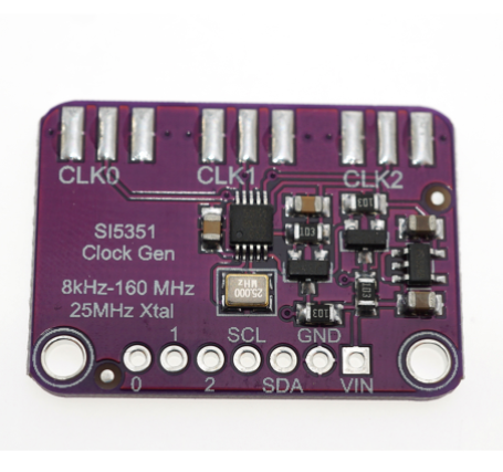 Modul clock, generator, 8KHz-160MHz, SI5351, I2C, OKY3395-1, OKYSTAR