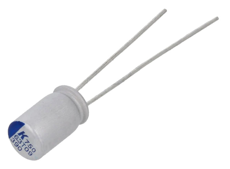 390uF/6.3V, condensator polimer, 5x9, RM2, A750BM397M0JAAE020, KEMET