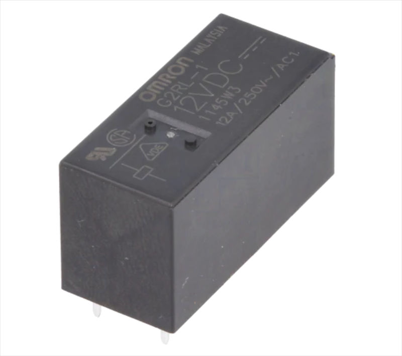 Releu 12VDC, 12A, SPDT, RM3.5, G2RL-1-12DC, OMRON