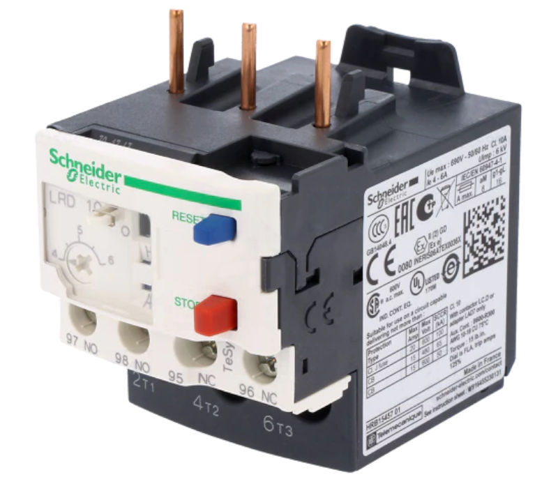 Releu termic 4-6A, serie contactor TeSys D, LRD10, SCHNEIDER ELECTRIC