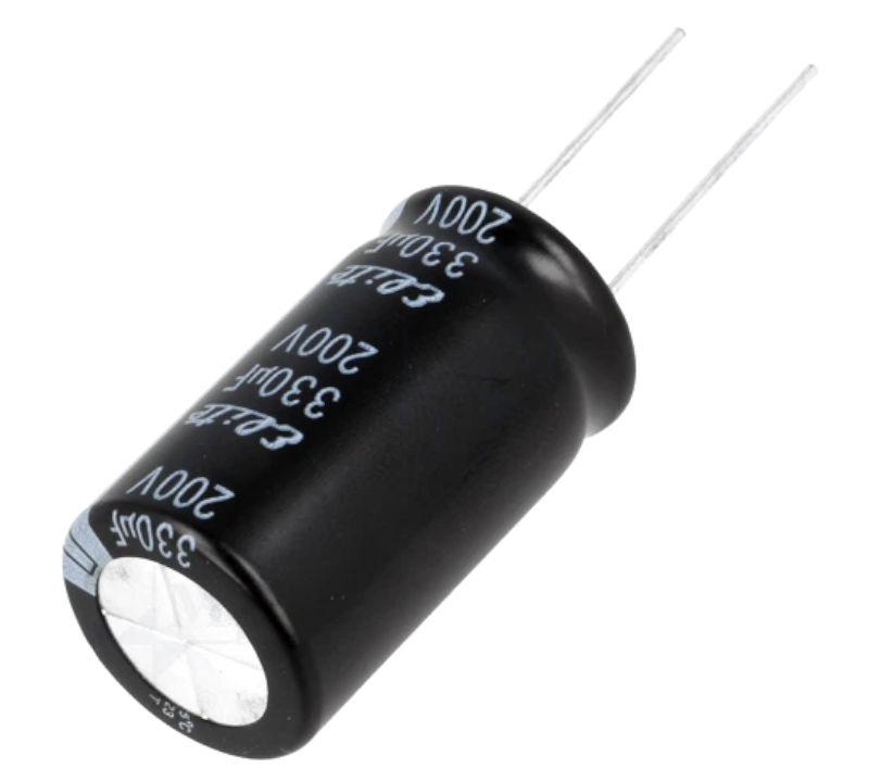 330uF/200V, Condensator electrolitic, 18x35.5mm, 105C, RM7.5, PF2D331MNN1832, ELITE