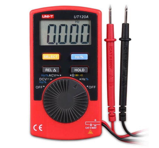 Multimetru digital; LCD; 3.75 cifre; 600V; ac/dc, 40Mohmi; 0.1MHz, BUZER, UT120A