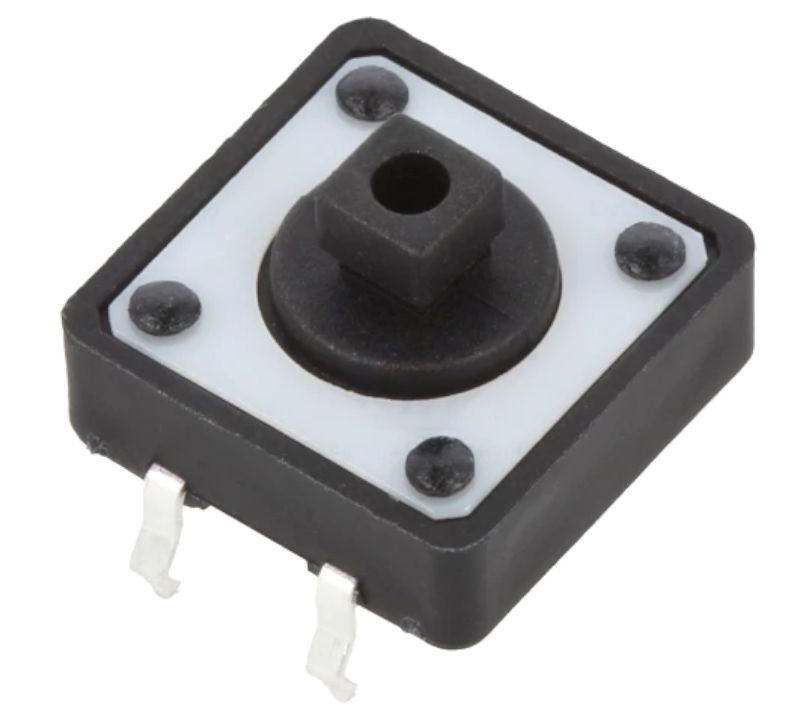 Microtach monostabil, 12x12x3.9mm, THT, TL1100F160Q, E-SWITCH