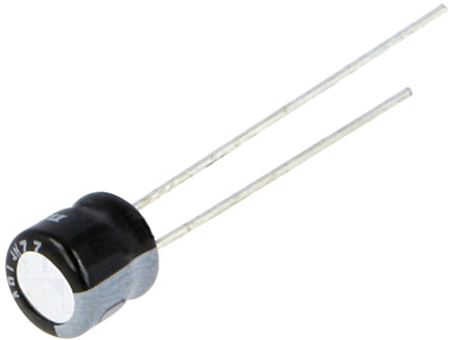 22uF/16V, condensator, 5x11mm, 85C, MULTICOMP