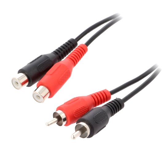 Cablu RCA-RCA, mama, tata, 1.5m, BQC-2RP2RS-0150BQ, CABLE