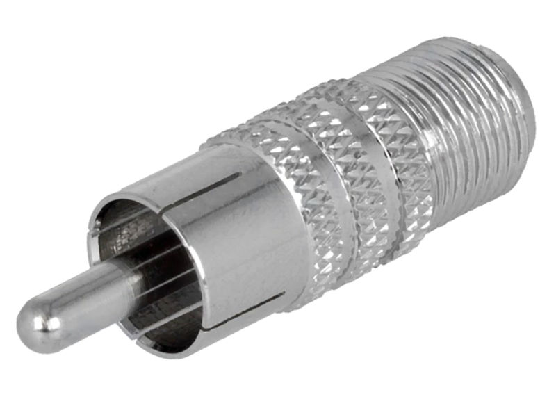 Adaptor coaxial, soclu F, mufa RCA, FC-024