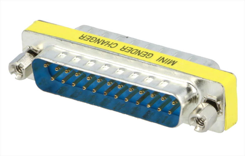 Adaptor D-Sub 25 pini, tata-tata, CA088-PB, VCOM